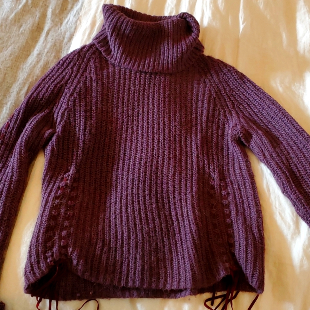Alpaca Cowl Neck Sweater